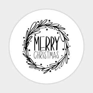 Christmas Typography Magnet